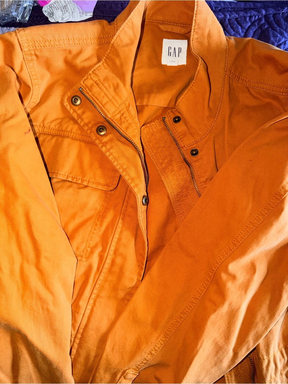 GAP Bright Orange Field Jacket